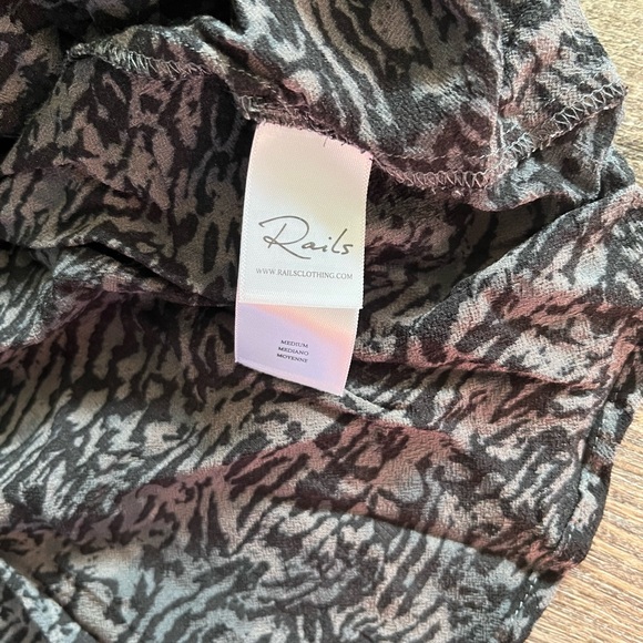 Rails Black and Gray Mini Skirt - Picture 6 of 8